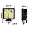 Foco Led para Coche 6 LEDs 48W Cuadrado Luz de Trabajo Foco para Vehículo Todoterreno Motocicleta Foco para Vehículo de Ingeniería al por Mayor