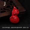 Directo de fábrica Wen play Buda cuentas colgante accesorios sintético cinabrio rojo colgante de calabaza colgante