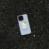 Capa de filme de gato de desenho animado de ponto de onda pequena 2 em -1 para Apple 15Pro Phone Case 14/13 Soft Case XR Hard Case