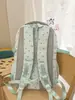 Mochila nueva de alta apariencia estilo coreano ins fresca y dulce de colores de caramelo para estudiantes de secundaria y preparatoria, mochila ligera y de gran capacidad