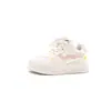 Sapatos respiráveis de couro para meninas, novo modelo outono 2026, tênis infantis, sapatos esportivos casuais, sapatos brancos para meninas com sola macia