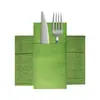 Servilletas Desechables Estilo Occidental Más Vendidas Transfronterizas, Juego de Cubiertos de Alta Gama, Servilletas de Papel Libres de Polvo de una Sola Capa 40*40cm Verde Brillante