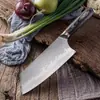 Juego de cuchillos de chef con cabeza de acero de Damasco, rebanador de frutas, cocina japonesa, cuchillo de plato de acero inoxidable, comercio exterior transfronterizo