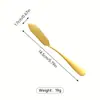 Venta al por mayor del fabricante Cuchillo para mantequilla de acero inoxidable Mango largo coreano Espátula para mermelada y mantequilla Cuchillo engrosado para decorar crema