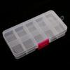 Accesorios de joyería diy caja de almacenamiento multifuncional transparente de múltiples rejillas aretes aretes collar pulsera caja de almacenamiento de joyas