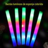 Concerto vara fluorescente atacado eletrônico led colorido esponja luminosa vara espuma fluorescente vara vara prata vara