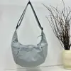 Bolso de Hombro Estilo Commuting con Forma de Empanada 2025 Bolso Croissant Bolso para Fitness Yoga Bolso de Lona para Hombro Cruzado de Mano