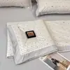 2026 Nueva Serie de Colchas de Verano de Algodón Tencel Refrigerante, Colcha Refrigerante de Verano, Colcha para Aire Acondicionado, Juego de Cuatro Piezas de Colcha de Verano