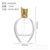 Botella Dispensadora de Perfume Transparente de 100 ml con Cabezal de Spray, Botella de Vidrio, Botella Vacía, Botella al por Mayor para Agua Cosmética, Gama Alta