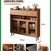 Nuevo aparador estrecho de 20 cm, mueble de almacenamiento integrado para montar en la pared, mueble para té, mueble de almacenamiento para comedor y cocina