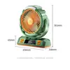 Ventilador pequeño para acampar al aire libre USB recargable LED iluminación para pesca nocturna silenciosa ventilador mini para colgar en la tienda de campaña de camping
