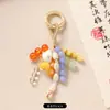 Colgante de Bolsa de Cristal Tejido a Mano, Nuevo Llavero de Cuenta Bodhi Semilla Cumplidora de Deseos Estilo Chino, Decoración Artística para Bolsa