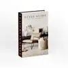 Libros falsos en inglés minimalistas estilo wabi-sabi, decoración del hogar minimalista nórdico, libros de imitación, adornos decorativos suaves para salas de muestra, caja de libros