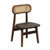 Mesa de Jantar e Cadeiras Americanas Retrô Bar Pub Cafeteria Conjunto de Mesa e Cadeiras de Madeira Maciça Mesa e Cadeiras de Jantar Resistentes ao Desgaste Respiráveis Bar de Jantar Cadeiras de Rattan Trançado