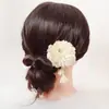 Horquilla Flor Adorno de Cabeza Antiguo Flor de Seda Hanfu Accesorios para el Cabello Foto Antigua Horquilla Estilo Tang Dulce Linda Flor de Cabeza con Borla Personalización