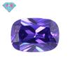 Huagang gema grasa rectangular circón azul púrpura piedra desnuda al por mayor gema de color CZ puntiaguda en forma de cojín azul púrpura