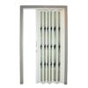 Porta Dobrável Manual Simples de Acrílico PVC para Quarto, Casa, Banheiro, Divisória, Fosca, Porta Deslizante Dobrável para Varanda