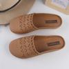 Nuevas Pantuflas Baotou para Mujer, Zapatos de Moda Transfronteriza, Sandalias de Encaje, Ropa Exterior de Primavera y Verano, Pantuflas Casuales para la Playa