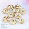 Pulsera de cuentas cerámicas de color leche con forma especial, accesorios, estrella de mar, tubo recto, columna cuadrada, accesorios de cuentas, joyería DIY, colgante de cuentas de porcelana