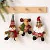 Adornos para Árbol de Navidad Muñeco de Dibujos Animados Copo de Nieve Muñeco a Cuadros Adornos Colgantes para Árbol de Navidad Regalos Navideños para Niños