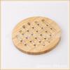 Fabricante Atacado Bambu e Madeira Espessos Descansos de Panela, Isolantes Térmicos para Panelas de Ferro, Isolantes Térmicos para Teppanyaki, Qualidade Garantida, Utensílios de Mesa Antiderrapantes