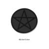 Patch de bordado preto jaqueta de plumas forte autoadesivo sem costura de alta qualidade patch sem costura roupas rasgadas patch de tecido de desenho animado