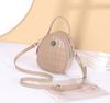 Bolso de Mano Pequeño de Cuero de Primera Capa Curtido al Vegetal Estilo Nuevo 2026 Bolso de Mujer Rombo Bolso de Hombro Cruzado Casual de Moda 88806