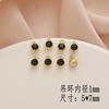 Accesorios de bricolaje de estilo coreano con retención de color, colgante largo con incrustaciones, pulsera, pendientes, tocado, accesorios, venta al por mayor, taza de diamante multicolor