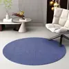 Alfombra Redonda para el Hogar, Sofá de Sala de Estar de Alta Gama, Alfombra Absorbente de Agua y Resistente al Desgaste, Versátil, Cortable, Alfombra Gruesa Antideslizante