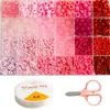 Cubo de Venta Caliente Transfronterizo de 26 Compartimentos para Cuentas, Cuentas de Semilla, Arcilla Suave, Cuentas de Vidrio Set, Kit de Material Educativo para Pulseras DIY Infantiles