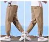 Calça Casual da Moda Ins para Homens, Corte Slim, Estampa Simples, Calça Masculina Versátil e Fashion, Estilo Fino de Verão, Direto do Fabricante