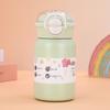 Vaso Termo Nuevo de Acero Inoxidable 316 de Doble Capa con Aislamiento al Vacío, Vaso Portátil Simple con Popote para Estudiantes y Escuela