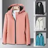 Chaqueta ligera para exteriores para hombres y mujeres, nuevo abrigo impermeable y cortavientos de otoño e invierno para viajes, deportes y montañismo
