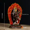 "Madre Ming F" Adornos de Cobre Manualidades para el Hogar Estatuas de Bronce Hechas a Mano 7 Pulgadas Cobre Plateado Adornos para Interiores