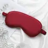 Diretamente do Fabricante, Novas Máscaras de Olho Blackout de Seda Sintética Dupla Face para Venda por Atacado, Máscaras de Olho para Cochilo e Sono em Voo, Em Estoque Transfronteiriço