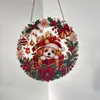 Atrapasoles de Arte Diamante Navideño Pintura Estilo Diamante Acrílico Navideño F