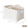 Colcha de Algodão Organização de Roupas Saco de Armazenamento para Guarda-Roupa Cesta de Armazenamento para Roupas Saco de Armazenamento com Acabamento em Lona Saco de Armazenamento Sandwich