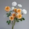 Buquê de Flores Artificiais Peônia Durian de 6 Cabeças Decoração de Cena de Casamento Material DIY Decoração de Paisagismo Flores Artificiais Ornamentos Atacado