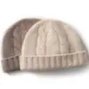 Gorro de Cachemira Invierno Engrosado para Hombre y Mujer Gorro de Cachemira Tejido Gorro Frío de Montón Japón y Corea del Sur Venta al por Mayor Transfronteriza