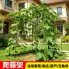 Treliça de uva de alta resistência feita de tubos de aço revestidos de 25 mm, suporte de escalada para exterior para maracujá, kiwi, abóbora e cabaça