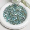 Ding Yi 8-12 Mar Nebuloso Luna Fría Cuentas Resina Galvanizada Agujero Pasante Cuentas Sueltas Pulsera DIY Accesorios de Joyería