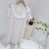 Meninas Verão Pijamas Camisola Yassel Saia De Renda