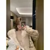 200.000 piezas vendidas: Suéter de punto irregular para mujer, diseño elegante, top de capa base, estilo puro y seductor