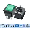 Etl Padrão Americano Kcd4 Interruptor de Barco 4 Pinos 2 Velocidades Rocker Amarelo Interruptor de Alimentação Corrente Alta 16A250V
