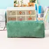 Estuche de Corduroy Color Sólido Estilo Nuevo Retro Transfronterizo, Bolsa de Papelería Artística y Simple, Bolsa de Almacenamiento para Estudiante de Secundaria, Caja de Papelería