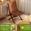 Mecedora de Bambú Silla Mecedora de Ocio para Balcón Silla Mecedora para Personas Mayores Silla para Siestas en Casa y Jardín Silla Plegable Reclinable
