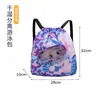 Mochila de natación impermeable para niños, separación húmedo-seco, bolsa de almacenamiento linda de dibujos animados, gran capacidad, bolsa portátil para playa y viajes
