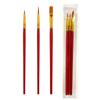 Juego de 2 piezas al por mayor transfronterizo de 3 pinceles para pintura al óleo digital DIY, juego de pinceles de pelo de nailon con punta de gancho, pinceles para pintura al óleo digital