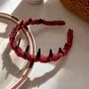 Faixa de Cabelo Colorida Atmosférica com Dentes para Mulheres, de Alta Qualidade, Estilosa, Moderna, para Uso Diário, Grampo de Cabelo, Acessório de Cabeça de Luxo