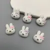 Adesivos de Resina Desenho Mickey Coelho, Cola Creme, Capa de Celular, Acessórios de Cabelo, Presilhas de Cabelo, Acessórios para Joias DIY, Materiais para Atacado